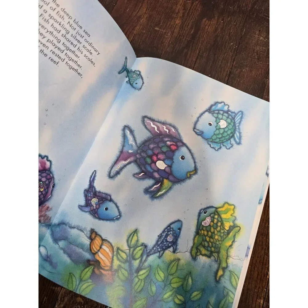 Vintage Rainbow Fish to the Rescue! By Marcus Pfister Children's Picture Book